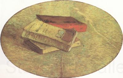 Vincent Van Gogh Still Life wtih Three Books (nn04) Spain oil painting art